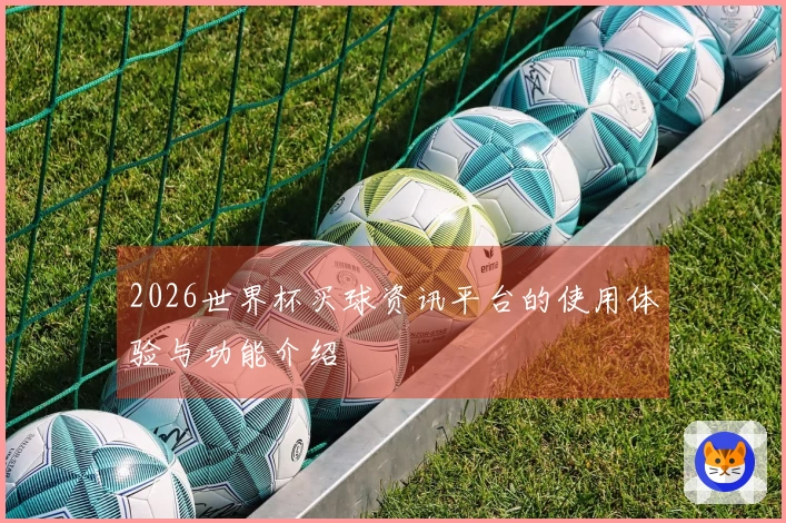 2026世界杯买球资讯平台的使用体验与功能介绍