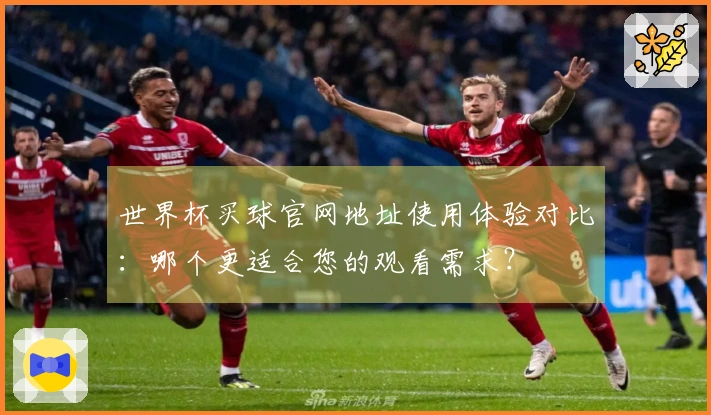 世界杯买球官网地址使用体验对比：哪个更适合您的观看需求？